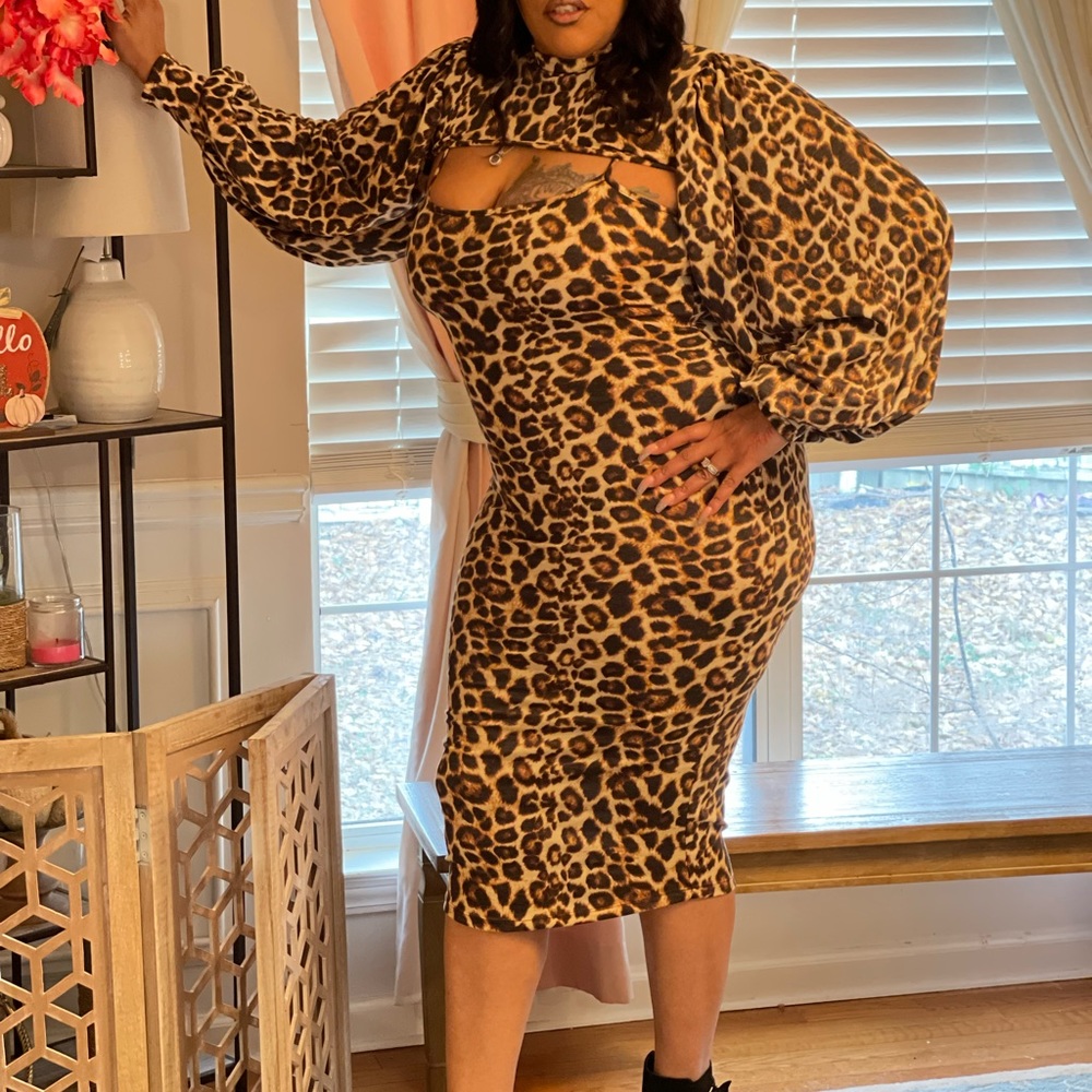 Sexy Leopard Print Dress